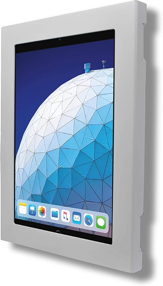 TABcare Locking Security Metal Case for Apple iPad Air 1/2 9.7" for Kiosk, POS, Store, Show Display (White, iPad Air 1/2 9.7)