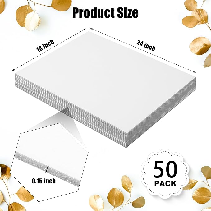 Frienda Foam Boards Thickness Foam Poster Boards