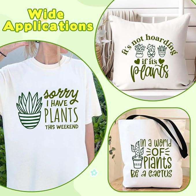 Tintnut Pesto Green Heat Transfer Vinyl, easy cut & weed, stretch washable