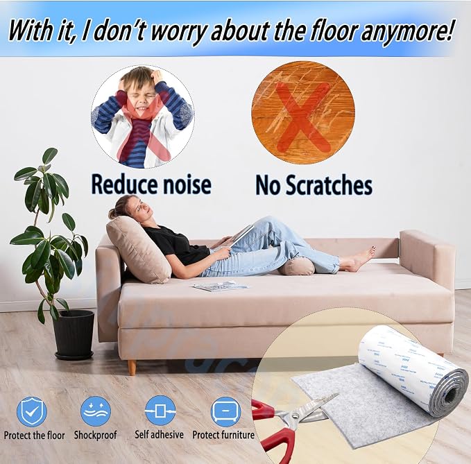 Cuttable Felt Furniture Pads