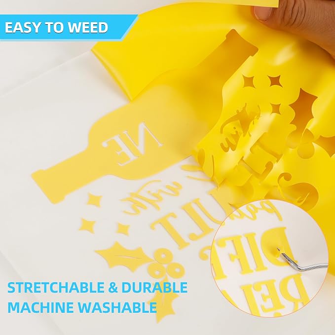 Guangyintong Yellow HTV Heat Transfer Vinyl Rolls