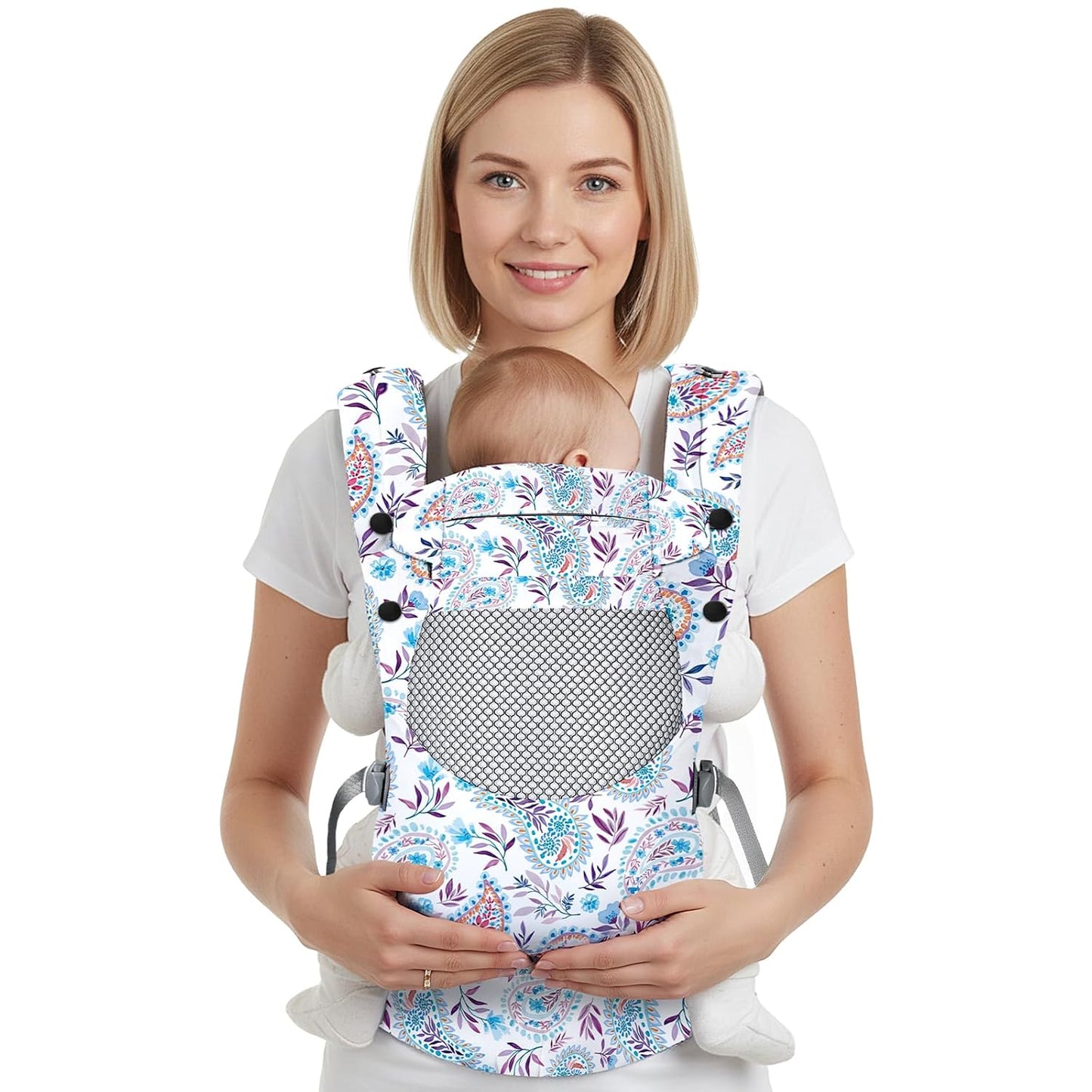 Infant Baby Front Carrier, Toddler Body Carrier, 7-66 Lbs Ergonomic Design, Lumbar Support, Lightweight Baby Chest Carriers (3-36 Months)
