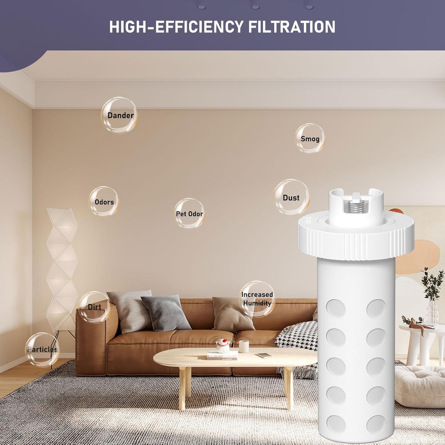 Ontheone Humidifier Filter Replacement Compatible with Crane Teardrop Humidifiers, Adorables, Drops, Droplets, smartDrops, and Warm Mist Humidifiers, Universal Humidifier Filter, 4 Pack