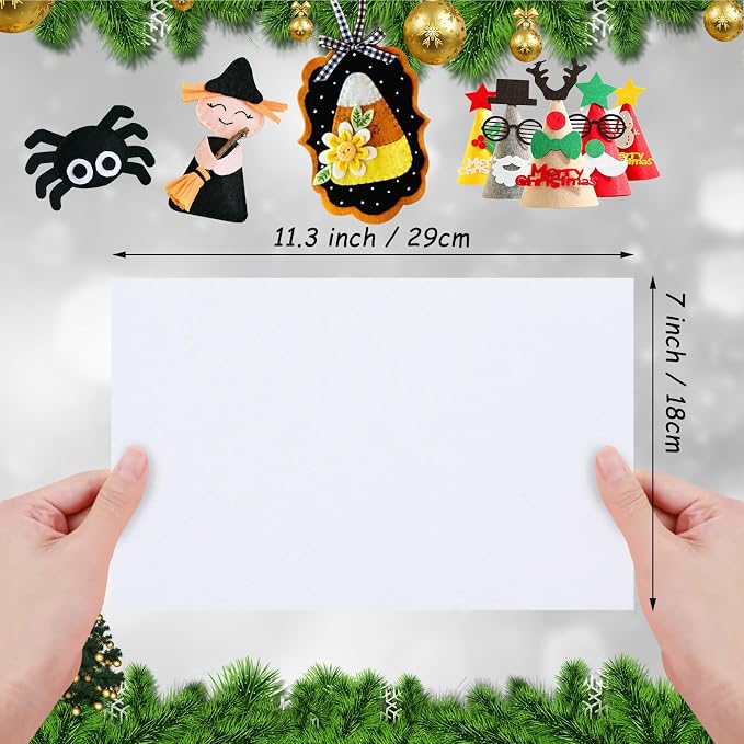Jtnohx Stiff Felt Sheets, Craft Felt Square