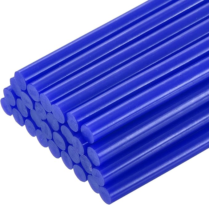 uxcell 30pcs 7mm x 200mm Full Size Hot Glue Gun Sticks 8-inch x 0.27-inch High
