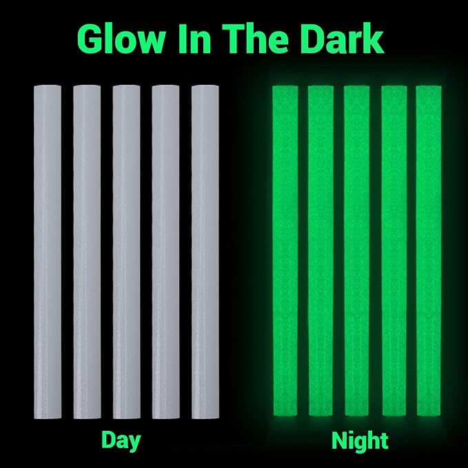 36 Pack Glow in the Dark Glue Sticks, School Gluing Project, Sealing Wax