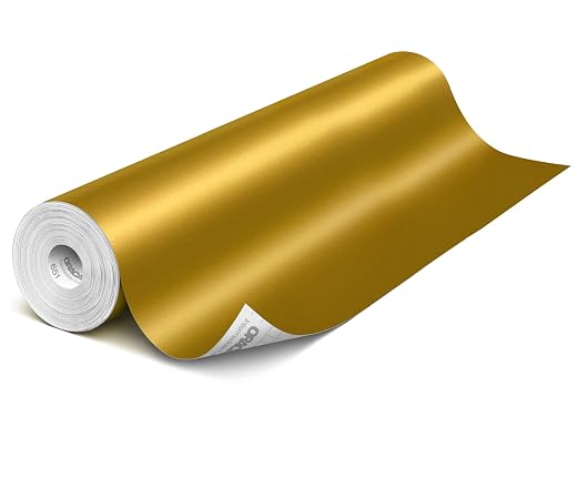 ORACAL 651 Matte Metallic Gold Vinyl Durable Roll Easy to Weed Permanent
