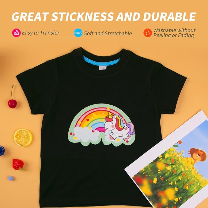 HTVRONT Heat Transfer Paper for Dark Fabric