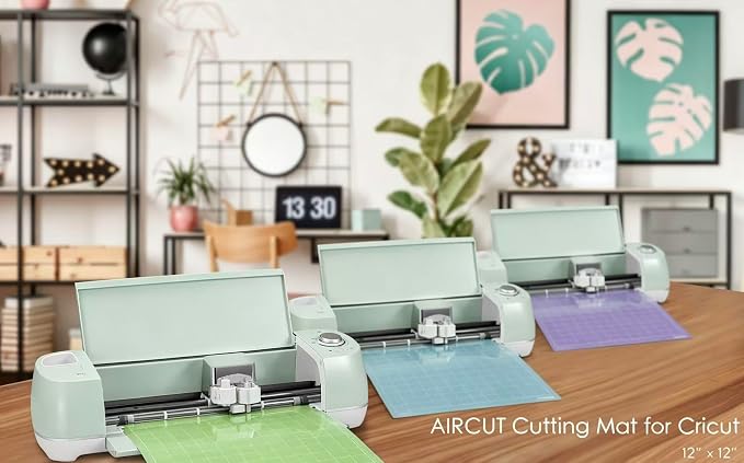 AIRCUT Cutting Mat for Cricut Maker and Explore Series, Light Sticky Grip