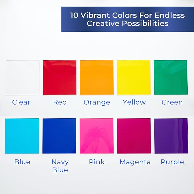 Colored Cellophane Sheets 210-Pack