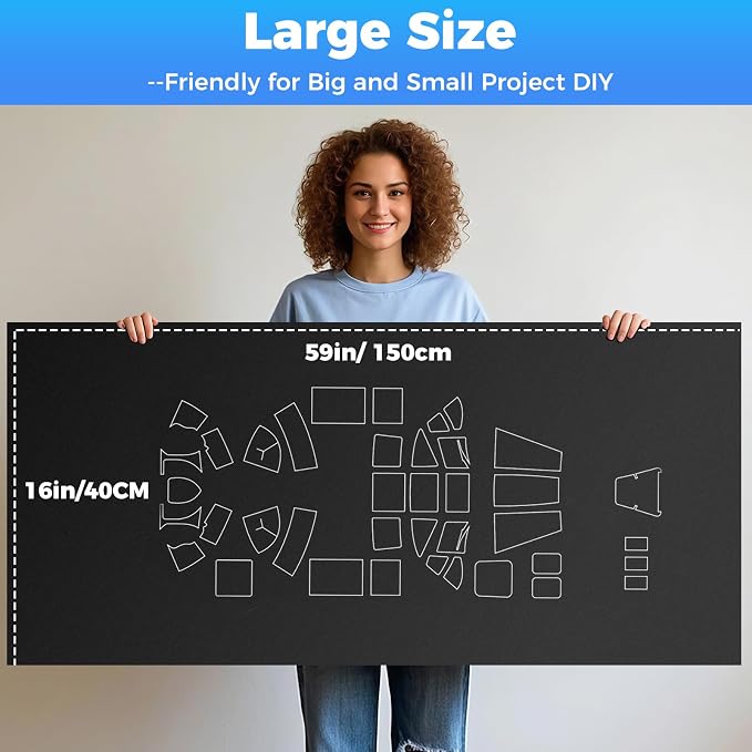 5mm EVA Foam 2 Pcs, 16 x 59 in Cosplay Foam Sheet, Large Foam Cosplay DIY Supply