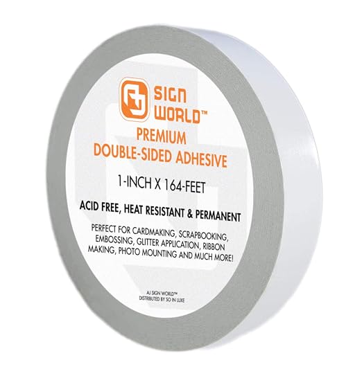 Best 1" Ultra-Thin Permanent Double-Sided Tape