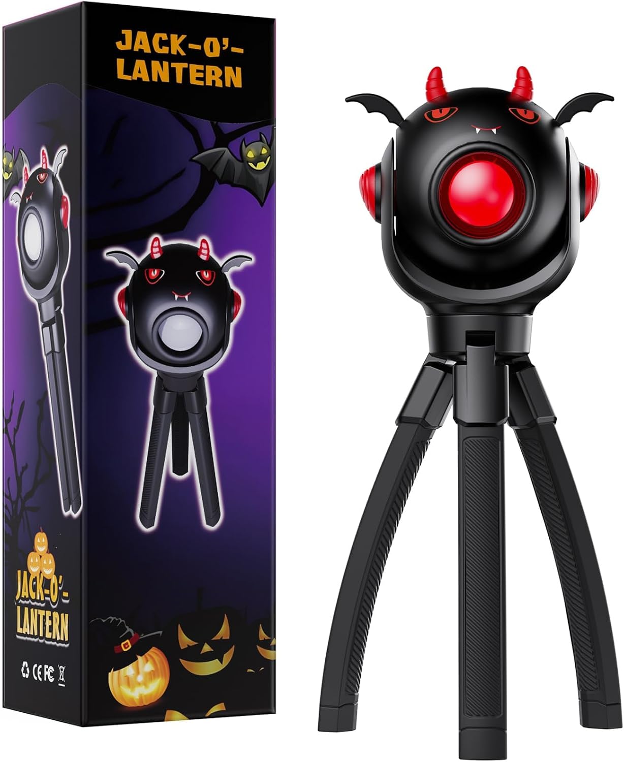 TOLYS Bat Kids Flashlight – Rechargeable LED Torch with 8 Color Modes, USB-C, Fun Flashlight for Boys & Girls, Perfect for Parties, Camping & Outdoor Adventures