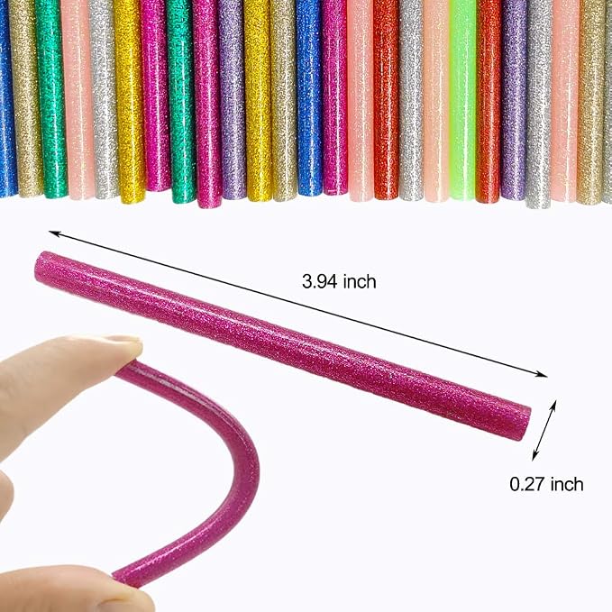 Ewparts Glitter Glue Sticks 14 Colors 84 Pack