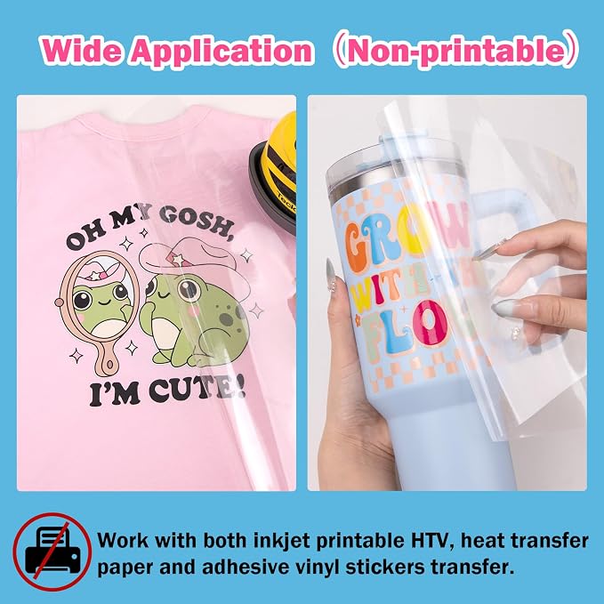 TECKWRAP Heat Transfer Mask for Heat Transfer Paper for T-Shirts 1 roll