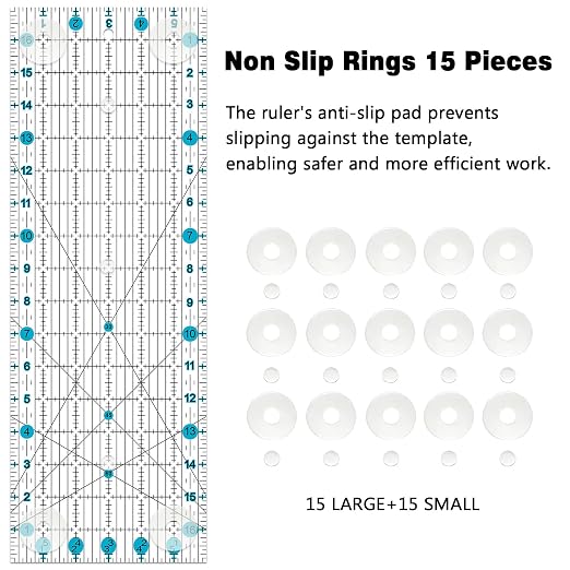 Sewing Ruler, 6“ * 17” Quilting Rulers, Acrylic Ruler, Cutting Ruler