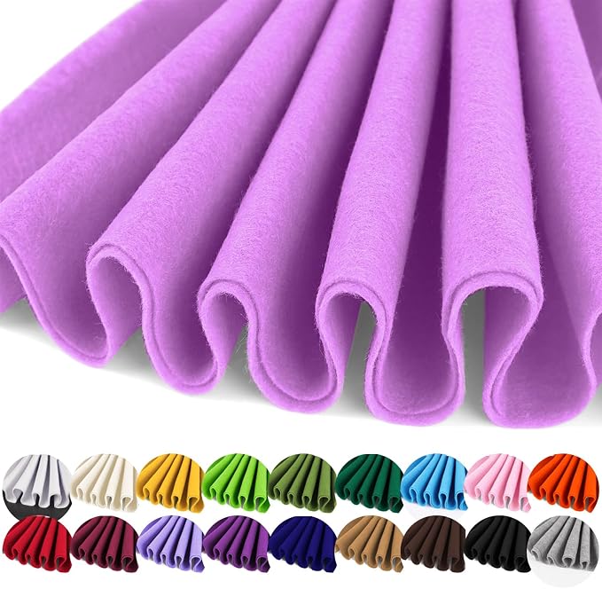 IONTACH 36" X 36" Soft Felt Fabric 1.6mm Thick | Felt Sheets