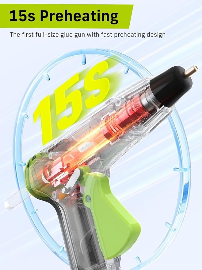 Narbell 12V Full Size Hot Glue Gun Cordless