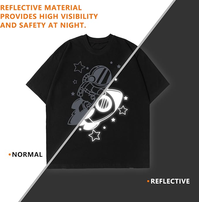 HTVVETUR Reflective Heat Transfer Vinyl Roll 12 Inch by 5 Feet Iron on DIY