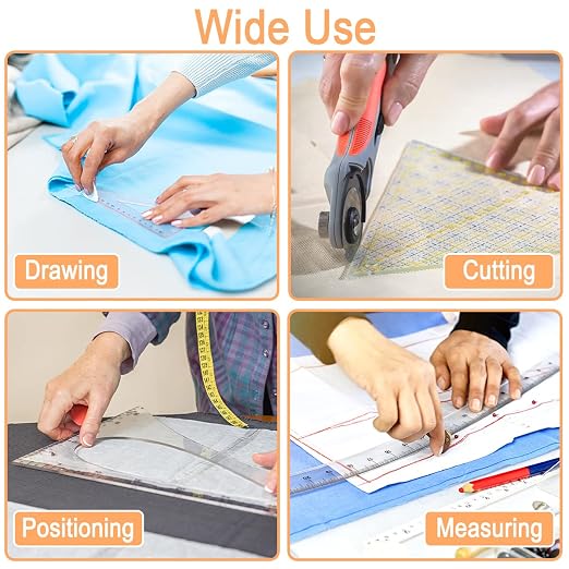 Ruler Grips, Non-Slip Ruler Rings, Quilt Template Grips, Silicone Grips
