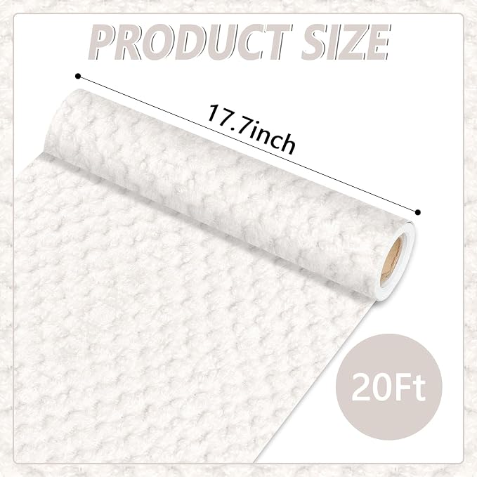 Qyeahkj White Woven Bulletin Board Paper Roll Rustic Bulletin Board Background