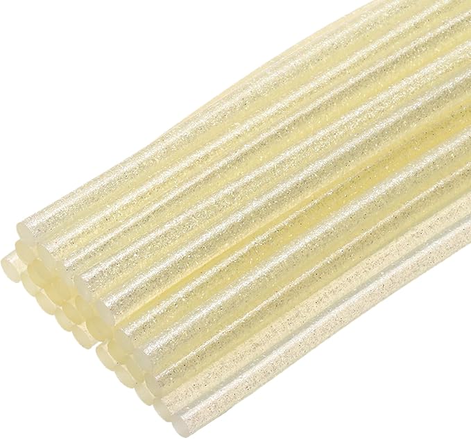uxcell 30pcs 7mm x 200mm Mini Hot Glue Sticks