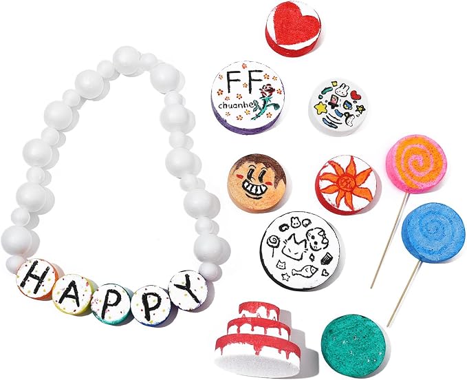FFchuanhe 3 Inch 80-Pack Foam Circles