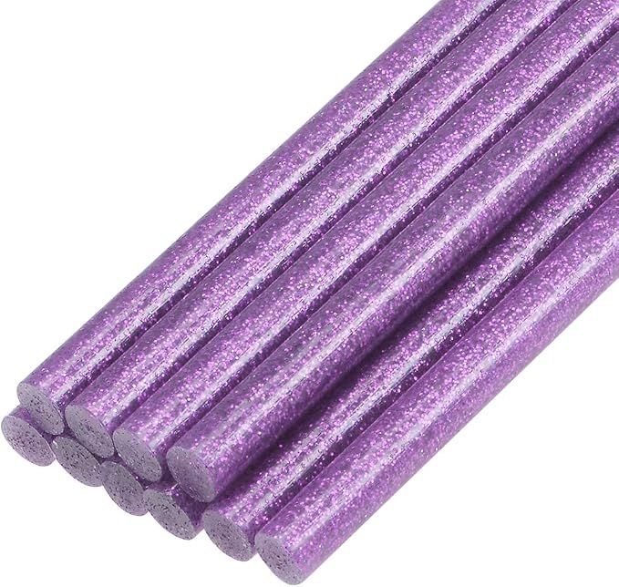 uxcell Mini Hot Glue Sticks for Glue Gun 0.27-inch x 4-inch Light Purple