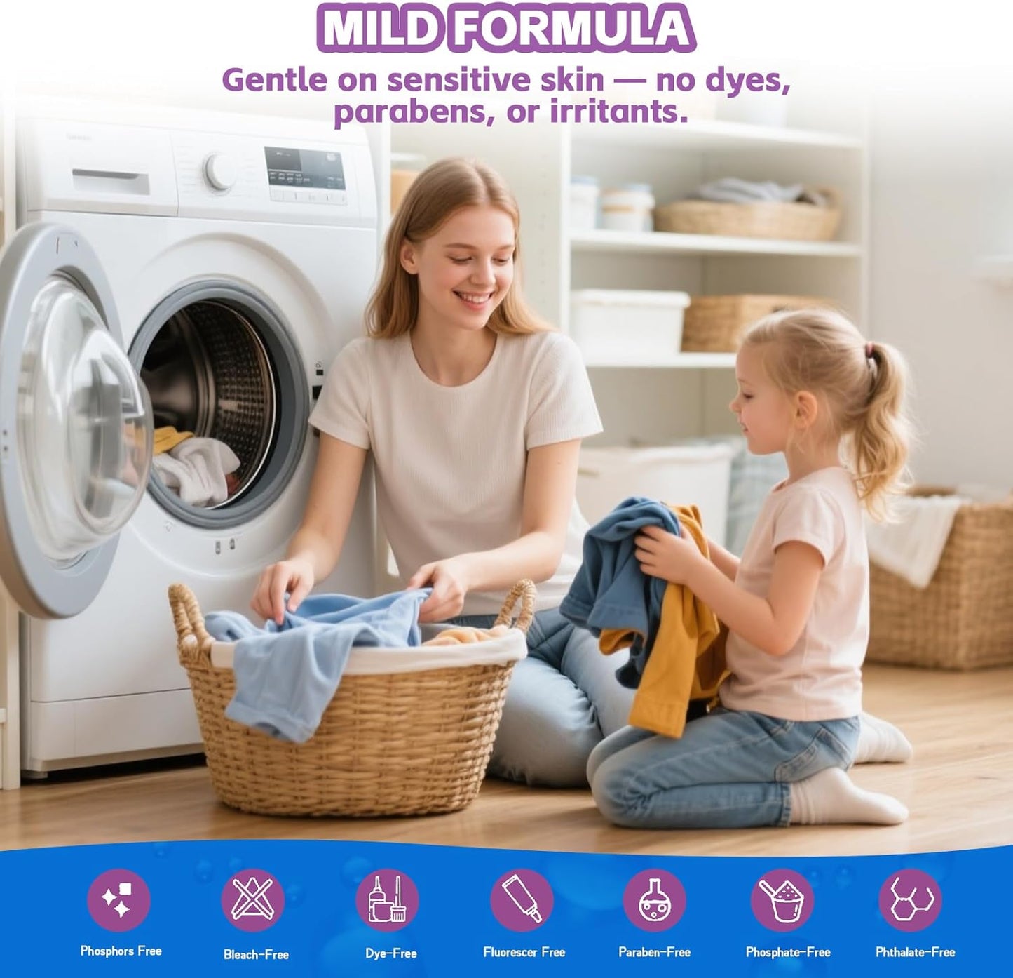 BellaLuce 2 Pack Laundry Detergent Sheets - Laundry Sheets, 800 Loads, Eco-Friendly, Plastic-Free, Lavender Scent, Space Saving, Fast Dissolve & Hypoallergenic