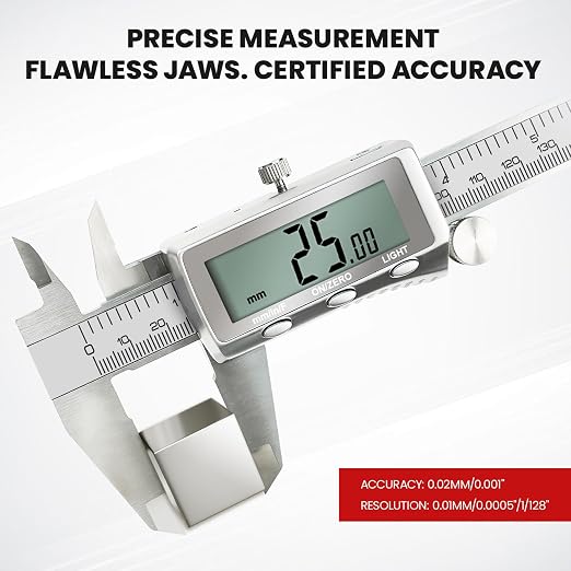Digital Caliper, Rechargeable Calipers 12 inch
