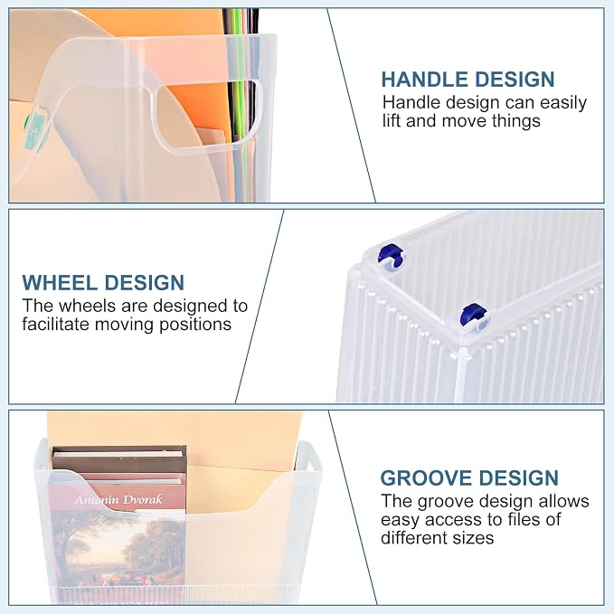 6pcs paper storage，12x12 paper storage organizer