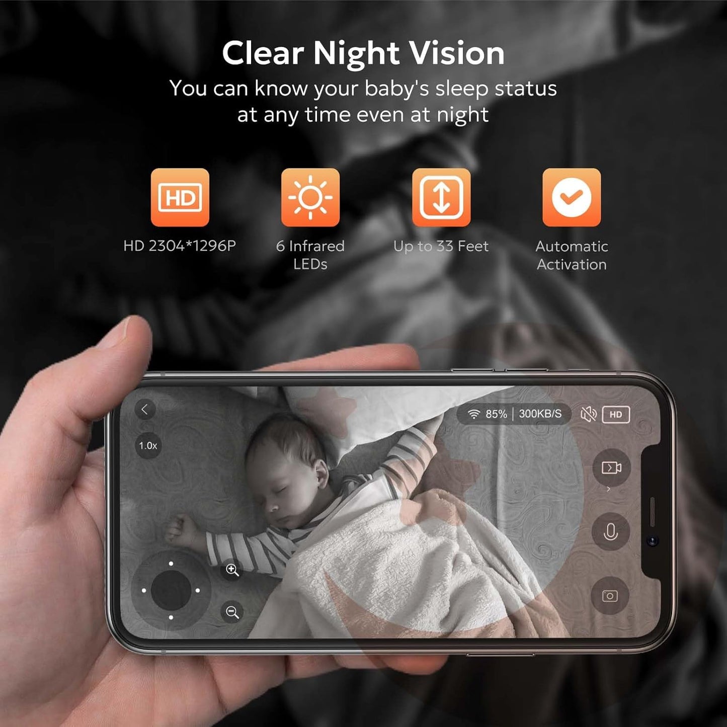 owltron 4pcs Indoor Pan/Tilt Security Camera 2K, Smart Cam for Home Security with Motion Detection, 2.4G WiFi with Phone APP, Baby/Pet Camera with IR Night Vision & Two Way Talk
