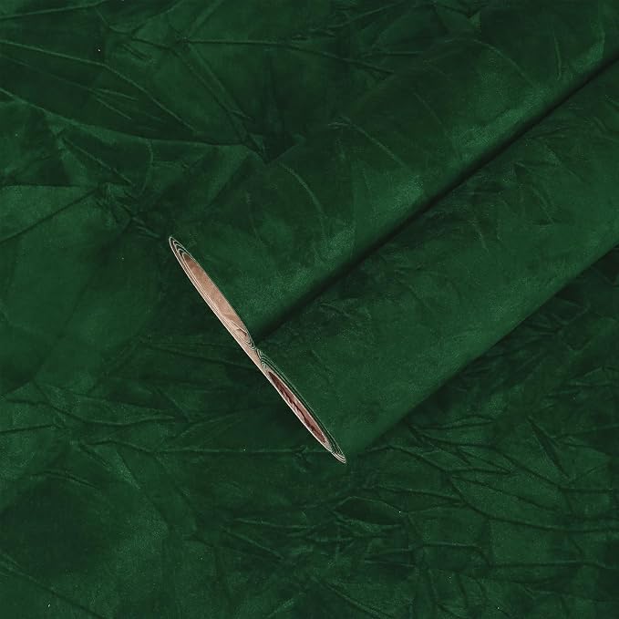 CHIHUT 12''x100'' Green Self Adhesive Velvet Flocking Liner Sheet Soft Felt