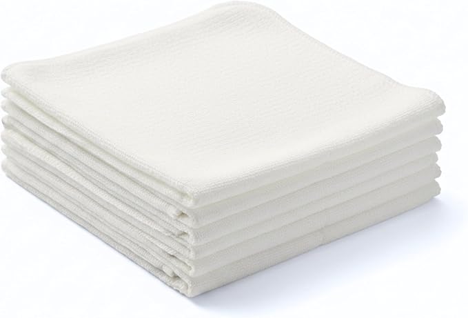 Flour Sack Shop Towels, Natural Cotton Cleaning Towels 14" x 12", Automotive