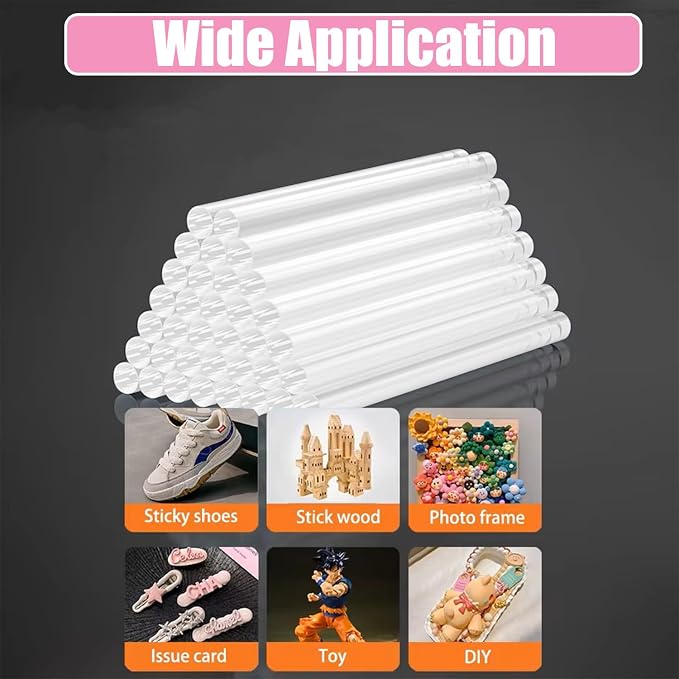 MONVICT Clear Mini Hot Glue Sticks