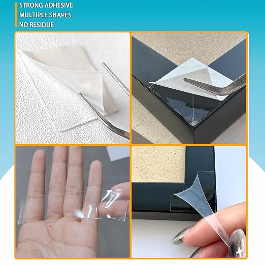 Birllaid Double Sided Tape for Walls, Picture Hanging Strips Removable Mounting