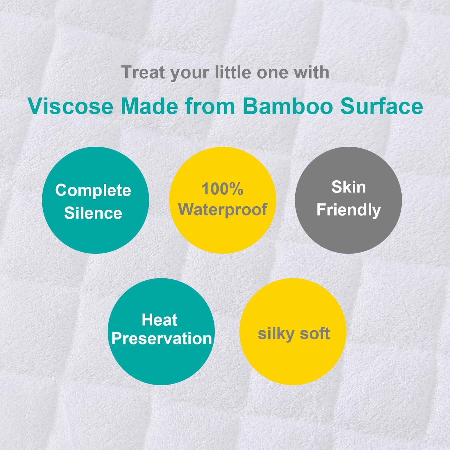 Waterproof Bassinet Mattress Pad Cover Fit for Graco Pack 'n-Play Dome LX Bassinet (not playard), 2 Pack, Ultra Soft Surface, Breathable and Easy Care