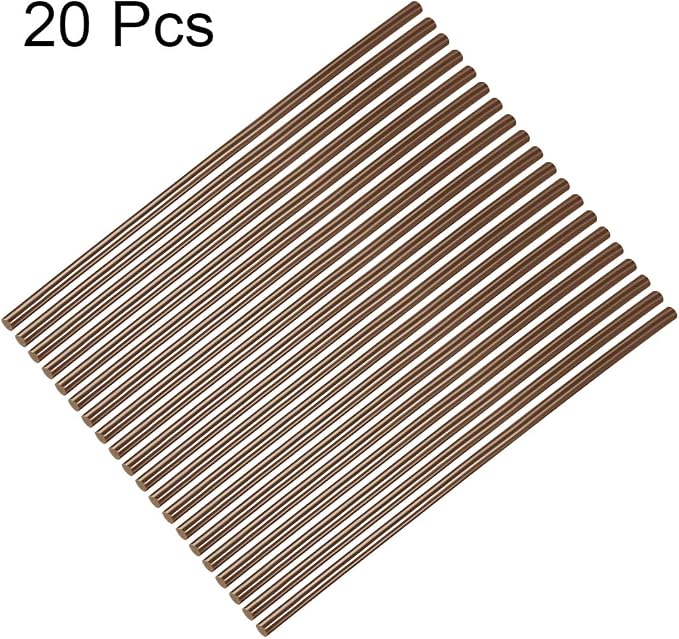 uxcell 20pcs Hot Glue Sticks for Glue Gun 7mm/0.28-inch x 10-inch Mini Hot Melt