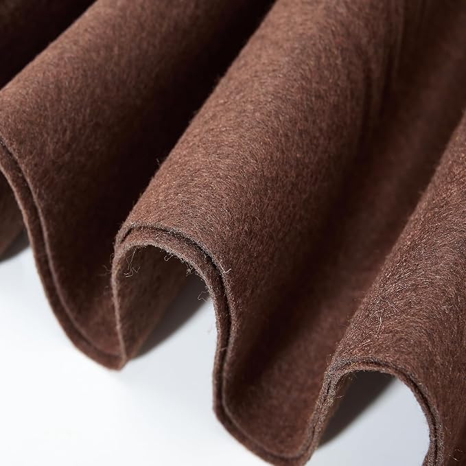 Soft Felt Fabric Sheets 1.6mm Thick Sewing Patwork Material Large Craft Felt