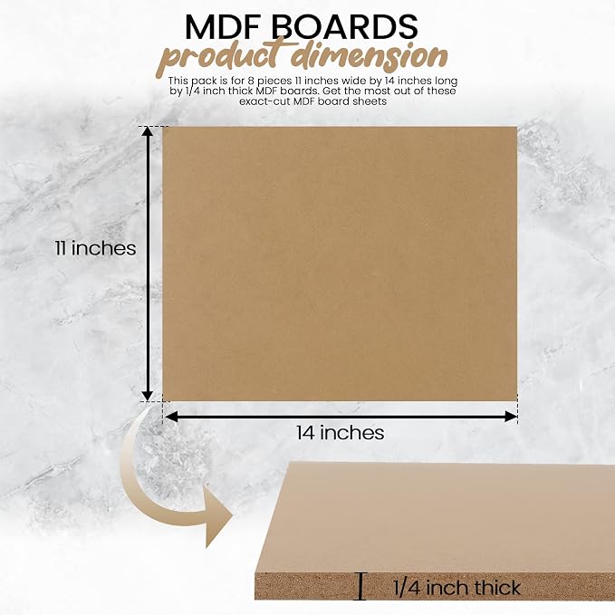 CalPalmy 11” x 14” MDF Boards