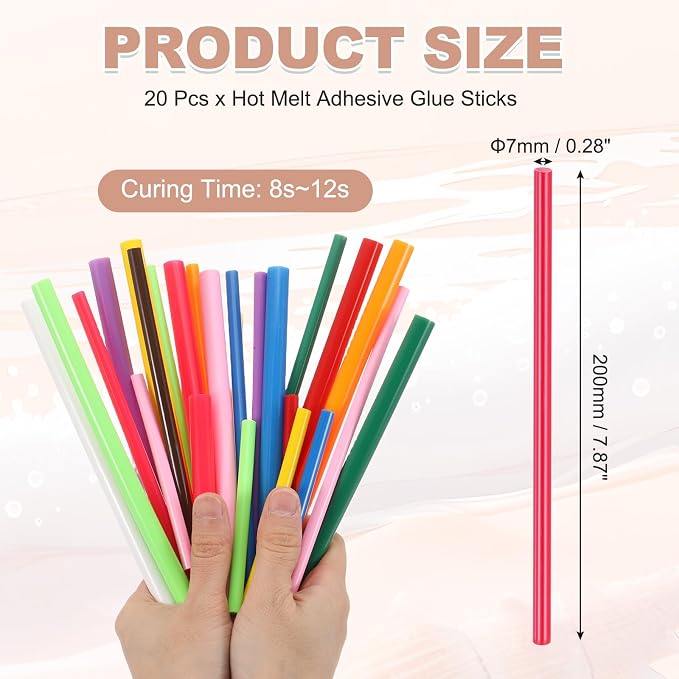PATIKIL Hot Glue Sticks for Glue Gun
