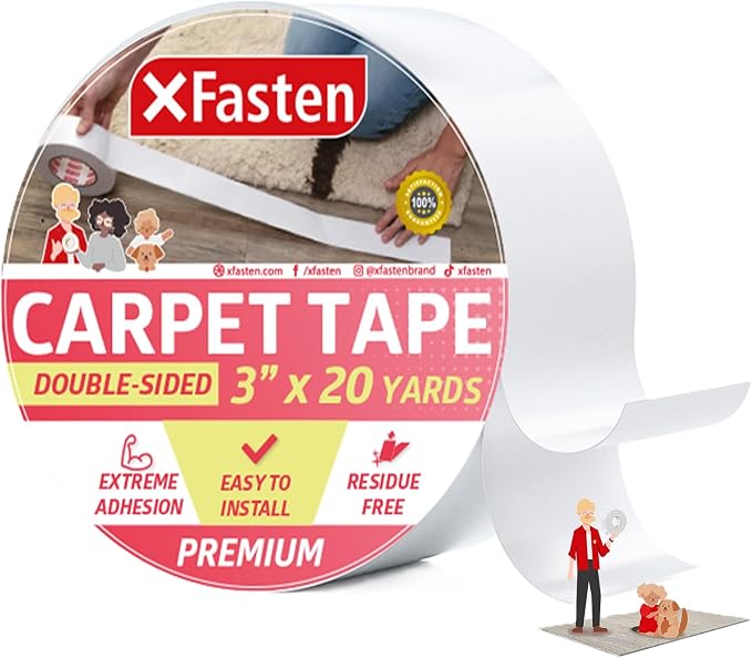 XFasten Double-Sided Carpet Tape