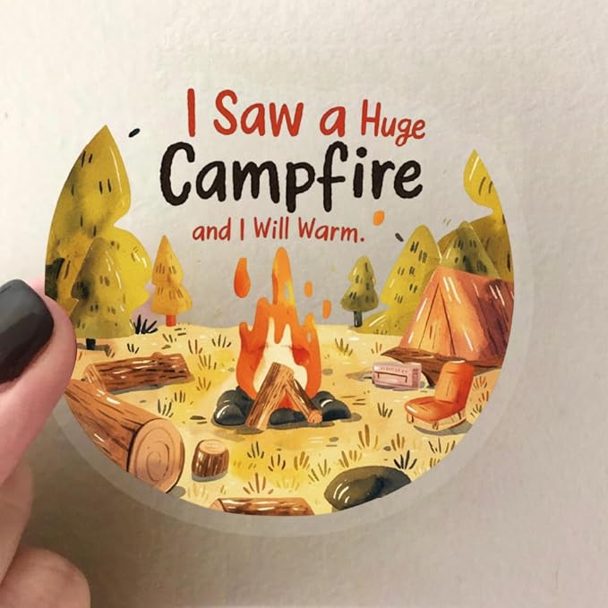 50 Pcs Clear PET Inspirational Stickers