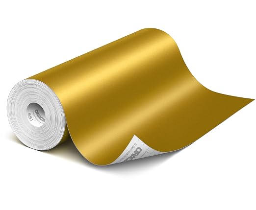 ORACAL 651 Matte Metallic Gold Vinyl Durable Roll Easy to Weed Permanent