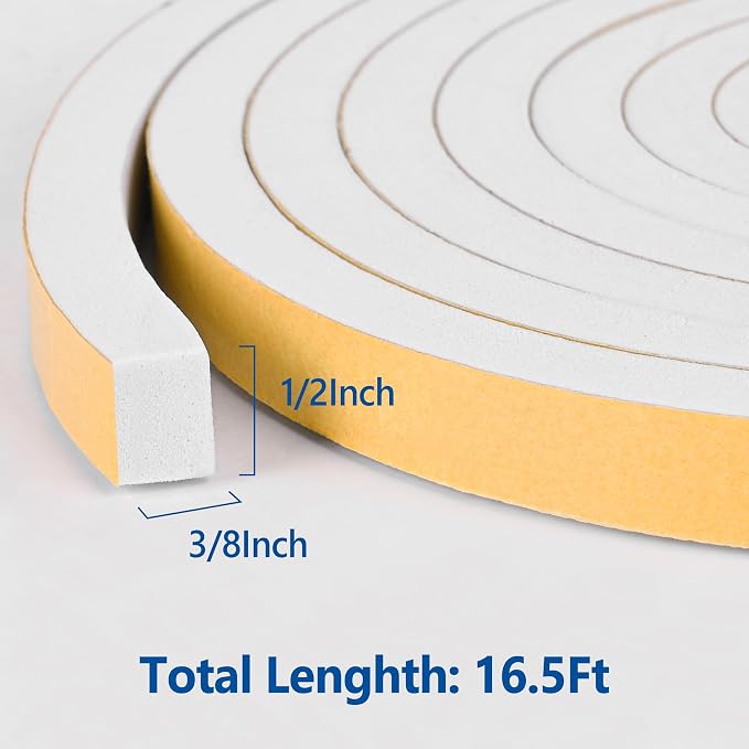 Self-Adhesive High Density Foam Insulation Strips