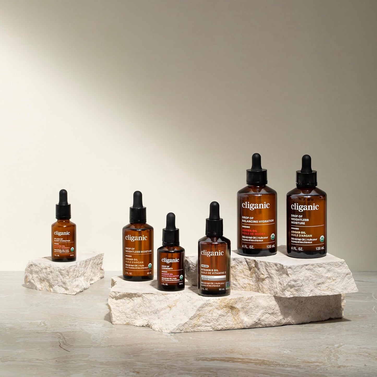 Cliganic Organic Sweet Almond Oil, 100% Pure - for Skin & Hair, Nourishing Carrier Oil for Face & Body