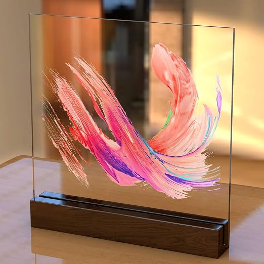 2 Pieces 12x12 Acrylic Sheet, 1/8”Thick Clear plexiglass Sheet,