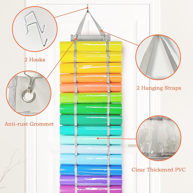 Tunnkit Vinyl Roll Holder, 36 Compartments