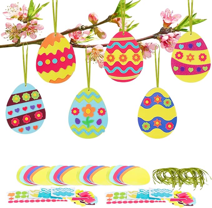Fennoral 24 Pack Easter Egg Craft