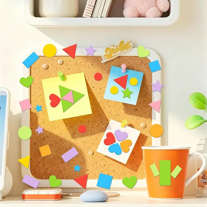 815cs Foam Shape Stickers, Self Adhesive EVA Foam Stickers